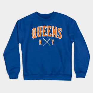 Queens 'New York' Baseball Fan: Represent Your Borough T-Shirt T-Shirt Crewneck Sweatshirt